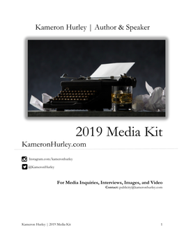 Kameron Hurley 2019 Media