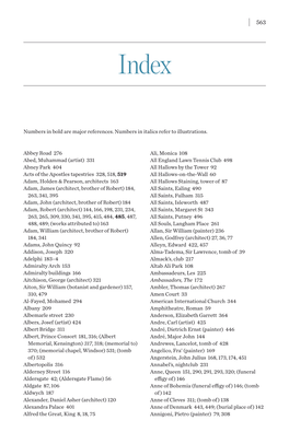 Abbey Road 276 Abed, Muhammad (Artist) 331 Abney Park 404 Acts Of