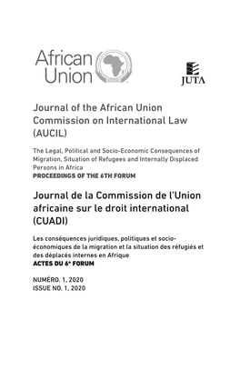 Journal of the African Union Commission on International Law (AUCIL)