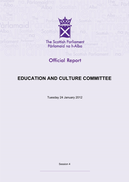 Education and Culture Committee