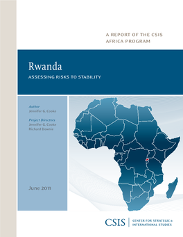 Rwanda: Assessing Risks to Stability