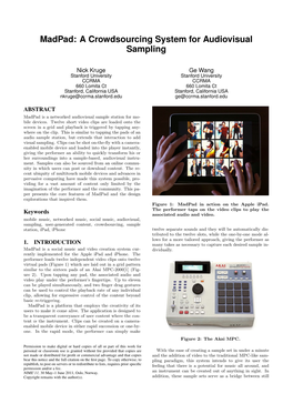 A Crowdsourcing System for Audiovisual Sampling