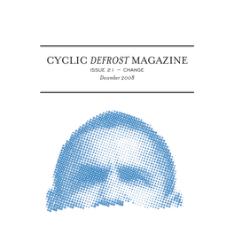 CYCLIC Defrost MAGAZINE