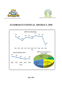 Zanzibar Statistical Abstract, 2020