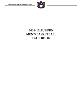 2014-15 Auburn MBK Fact Book.Indd