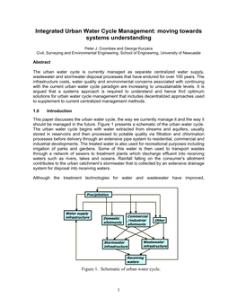 Integrated Urban Water Cycle Management: Moving Towards Systems Understanding