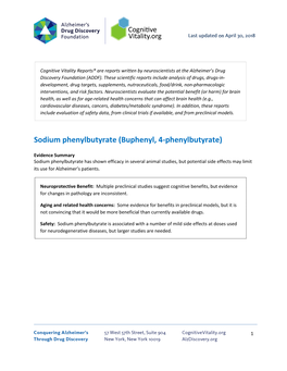 Sodium Phenylbutyrate (Buphenyl, 4-Phenylbutyrate)