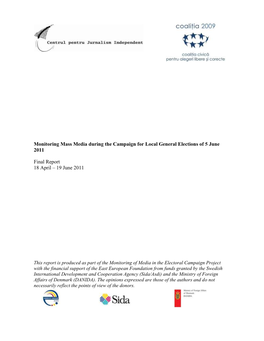 Final Report 18 April – 19 June 2011