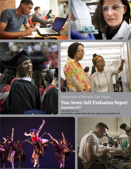 Year Seven Self-Evaluation Report September 2017 PREPARED for the NORTHWEST COMMISSION on COLLEGES and UNIVERSITIES Table of Contents