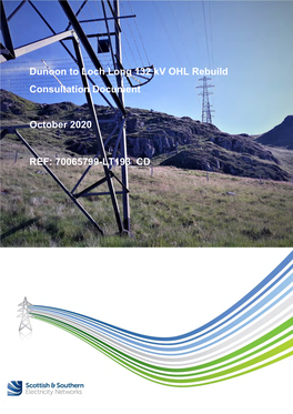 Dunoon to Loch Long 132 Kv OHL Rebuild Consultation Document