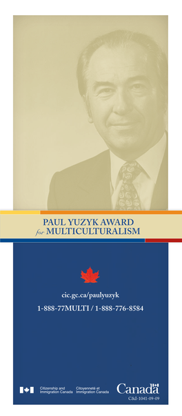 Paul Yuzyk Award for Multiculturalism