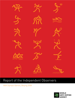 Report of the Independent Observers