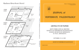 Radison Riverfront Hotel Volume 23, Supplement to Number 3 12 September 2003