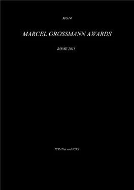 Marcel Grossmann Awards