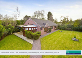 Brooklands, Bratch Lane, Wombourne, Wolverhampton, South