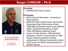 Sergei CHINKAR – Ph.D