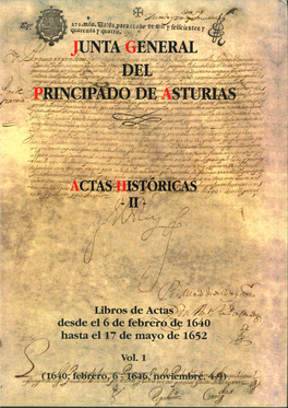 Actas Históricas II-1 (1640-1646)