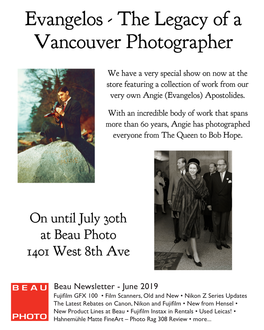 Beau Newsletter