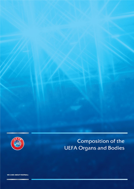 Composition of the UEFA Organs and Bodies