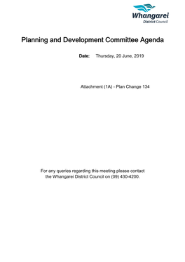 Planning and Development Committee Agenda