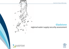 Gladstone Regional Water Supply Security Assessment CS61 89 1/17