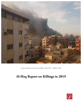 Al-Haq Report on Killings in 2019