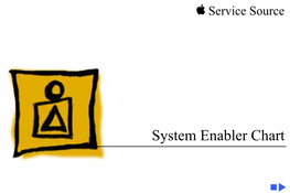 System Enabler Chart