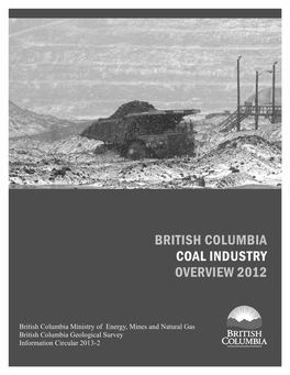 British Columbia Coal Industry Overview 2012 Part 2