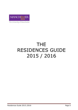 The Residences Guide 2015 / 2016