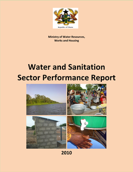 Water and Sanitation Sector Performance Report