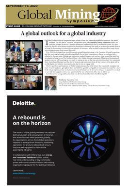A Global Outlook for a Global Industry