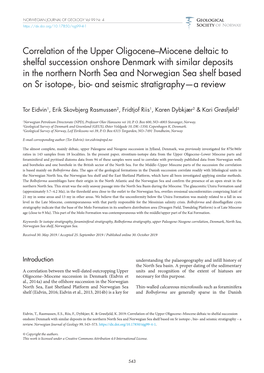 Correlation of the Upper Oligocene–Miocene Deltaic To