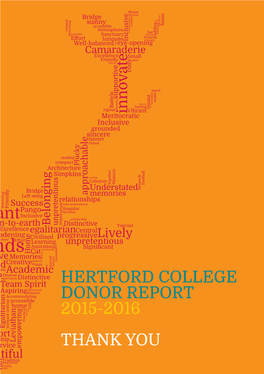 2016 Hertford College Donor Report (Issue 1)