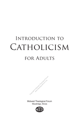 Catholicism for Adults