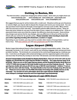 Getting to Boston, MA Logan Airport (BOS)