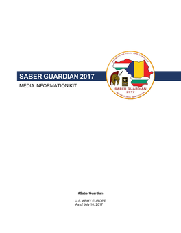 Saber Guardian 2017 Media Information Kit