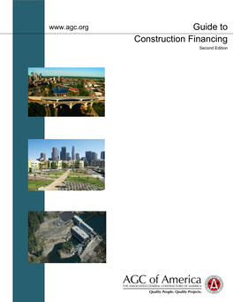 AGC Guide to Construction Financing