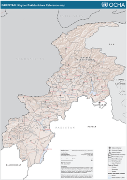 Khyber Pakhtunkhwa Reference Map