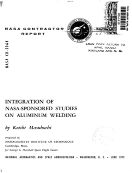 Integration of on Aluminum Welding