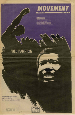 The Movement, January 1970. Vol. 5 No. 12