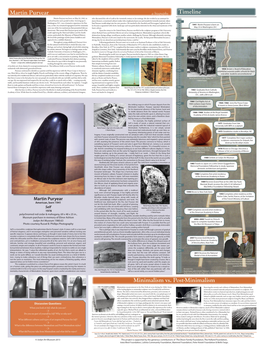 Martin Puryear a Biography Timeline Martin Puryear Was Born on May 23, 1941, to Who Discussed the Role of Craft in the Twentieth Century in His Writings