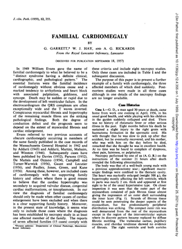 Familial Cardiomegaly by G