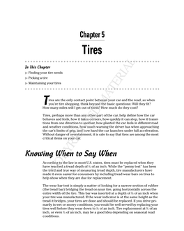 Chapter 5 Tires