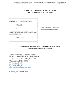 Case 1:16-Cv-01483-EGS Document 24-2 Filed 06/06/17 Page 1 of 29