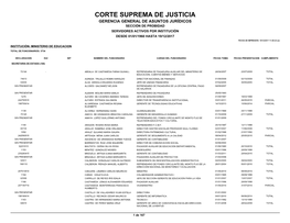 Corte Suprema De Justicia