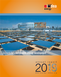 Research for a Sustainable Energy Development