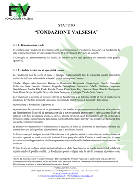 Fondazione Valsesia