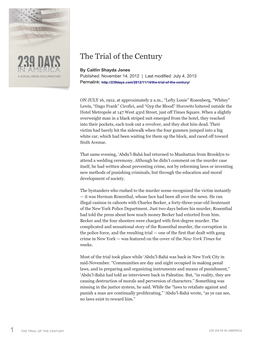 Day 218 — the Trial of the Century (4 Jul 2013)