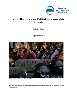 Velvet Revolution and Political Developments in Armenia