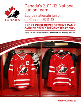 Canada's 2011-12 National Junior Team